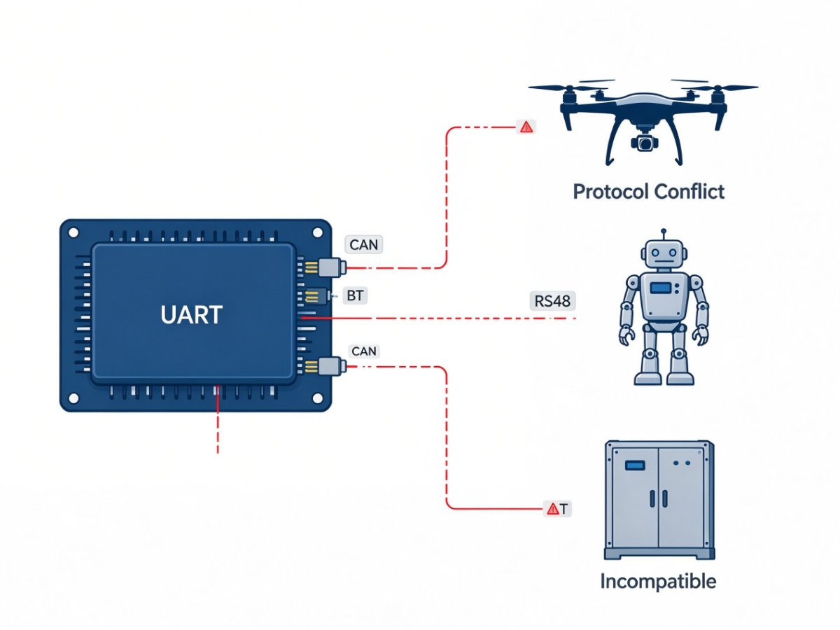BMS communication protocol mismatch CAN bus DroneCAN RS485
