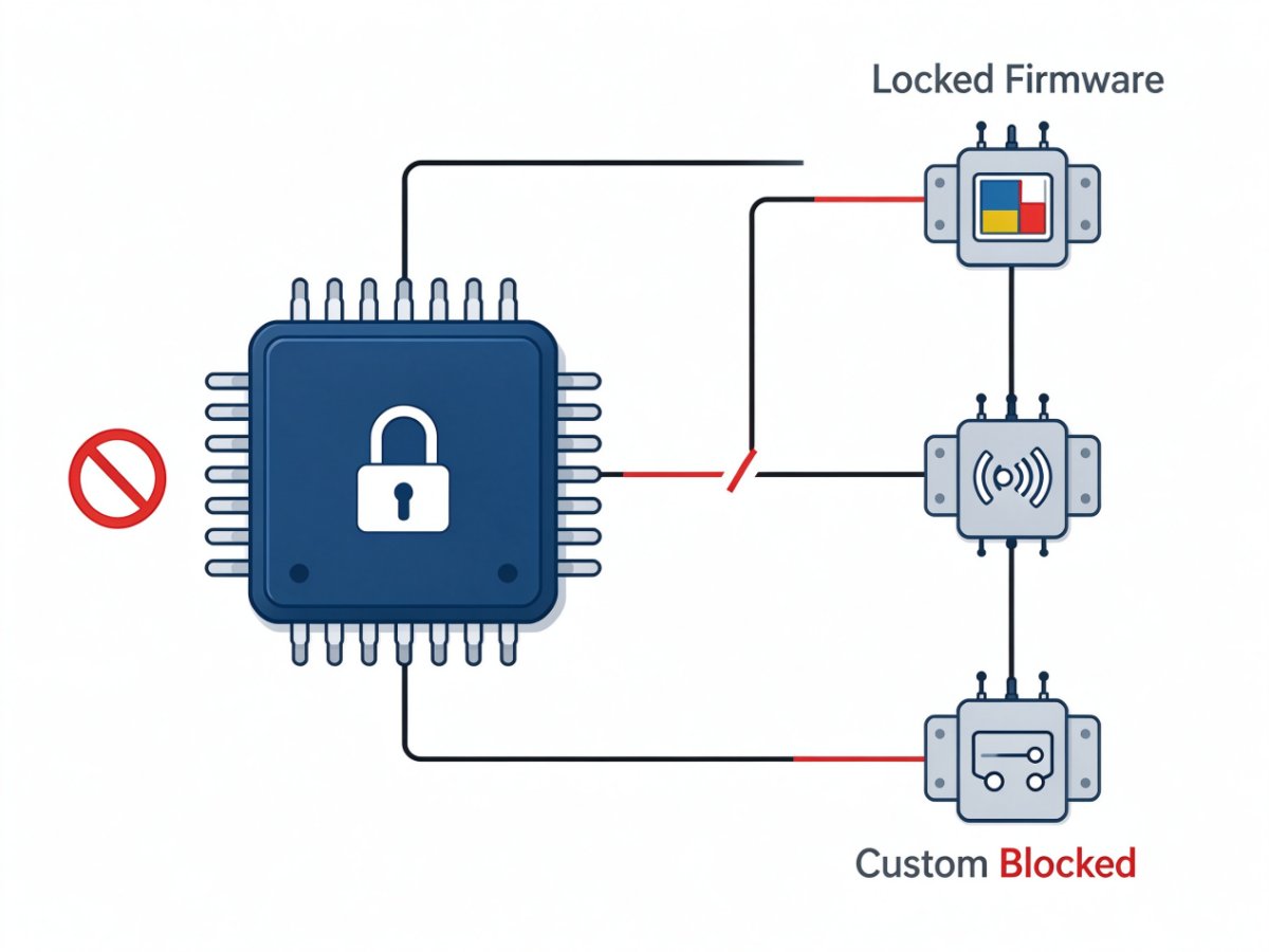 Locked BMS firmware blocks custom protection thresholds and logic