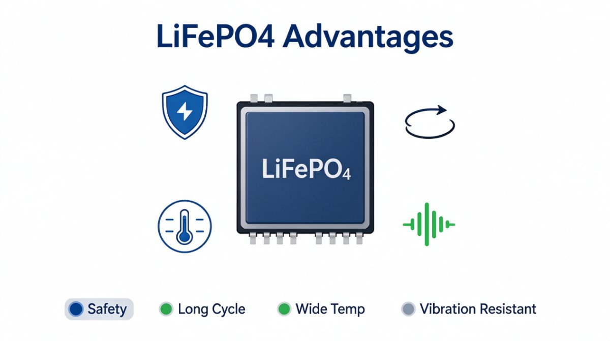 LiFePO4 lithium iron phosphate cell technology