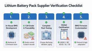 Lithium battery pack supplier verification checklist for OEMs
